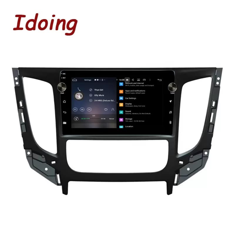 Idoing Android Car Intelligent System Radio Audio Player For Mitsubishi Triton L200 5 2015-2019 GPS Navigation Stereo Head Unit