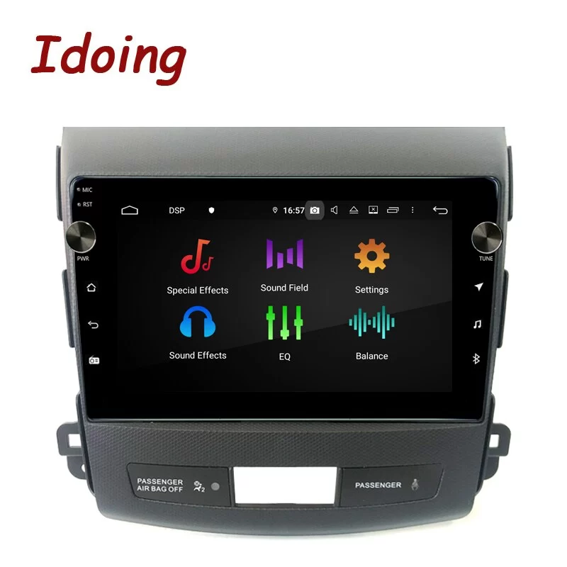 Idoing 9 inch Car Android Audio Radio Electronics Multimedia Player Head Unit For Mitsubishi Outlander xl 2 2006-2012 GPS Navigation