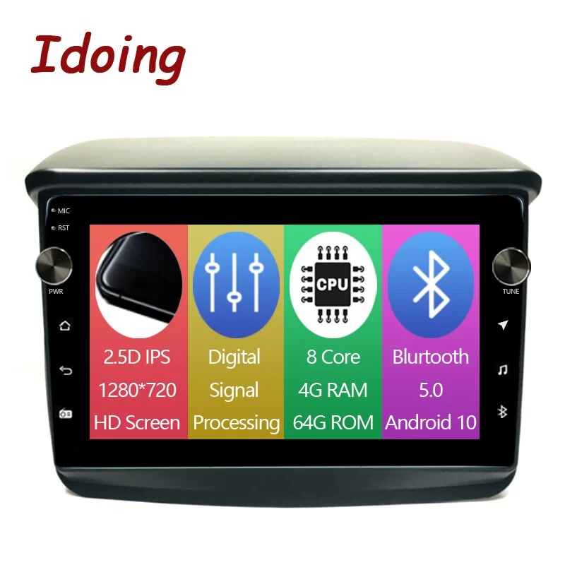 Idoing9&quot;Car Stereo For Mitsubishi Pajero Sport 2 L200 Triton 2008-2016 Car Radio Video Player Navigation GPS Accessories Sedan
