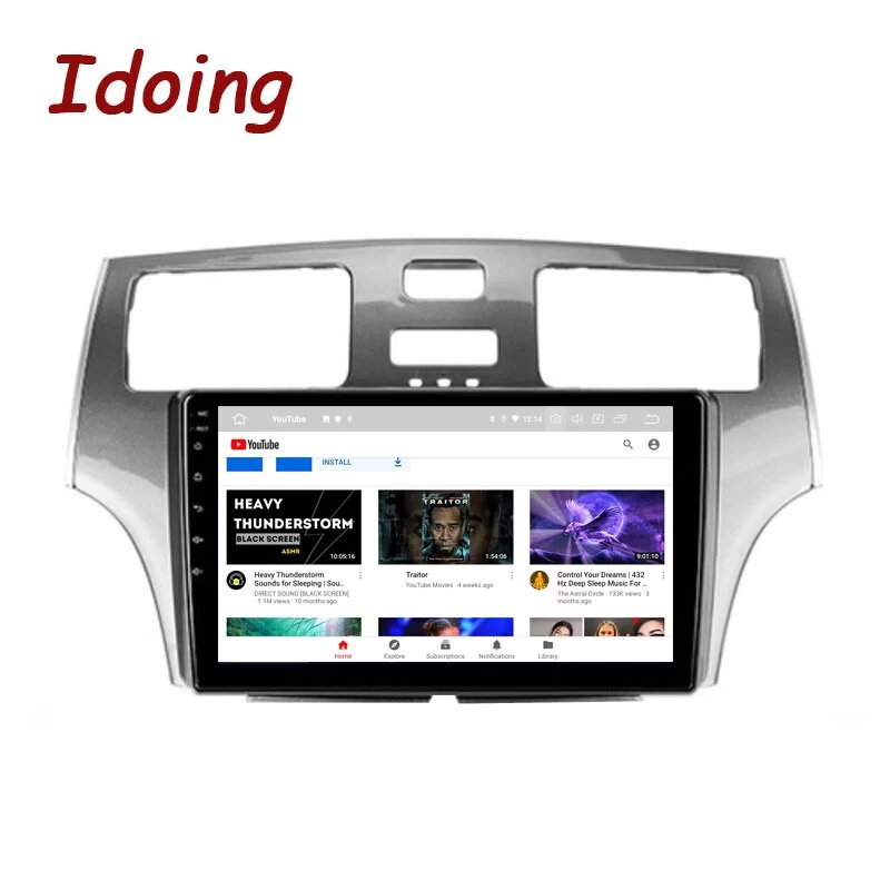Idoing9 inch Car Stereo Radio GPS Media Player Android Auto For Para Lexus ES250 ES300 ES33 4G+64G Navigation Head Unit Plug And Play