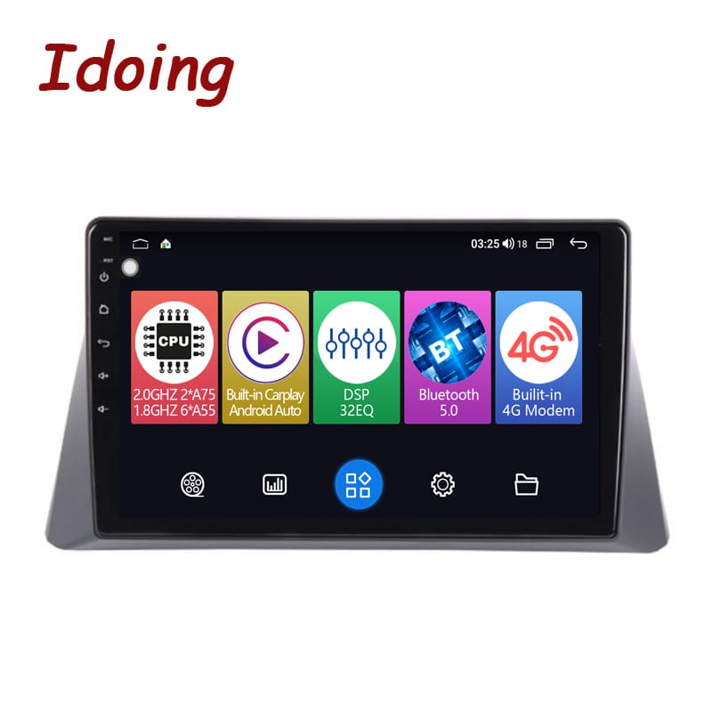 Idoing 10.2 inch Androidauto Radio Head Unit Plug And Play Car Multimedia Player For Honda Accord Crosstour TF 1 2009-2015 Navigation