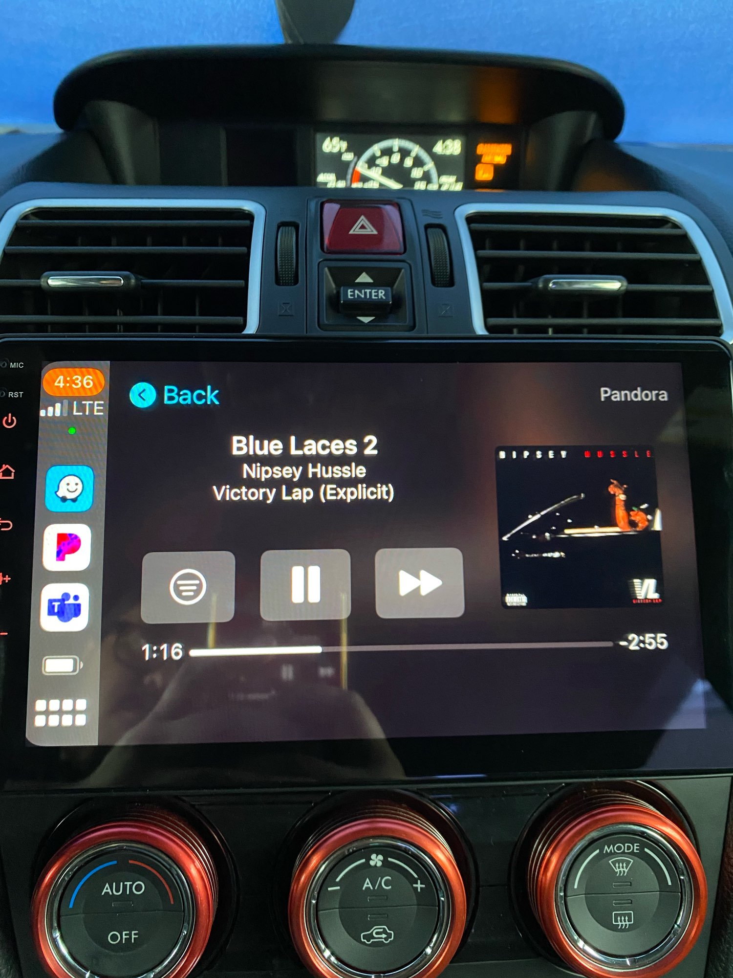 Idoing 9"Car Android Radio Vedio GPS Player For Subaru WRX 2016-2021 GPS Navigation Carplay Auto Head Unit Plug And Play No 2Din