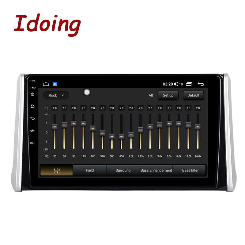 Idoing 10.2inch Car Stereo Radio Multimedia Player For Toyota RAV 4 XA50 2019-2020 GPS Navigation Android Auto And Carplay Head Unit