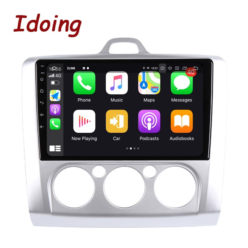 Idoing 9"Car Auto Radio Android Video Player Navigation GPS For Ford-Focus 2 3 Mk2/Mk3 2004-2012 Carplay Head Unit Plug And Play