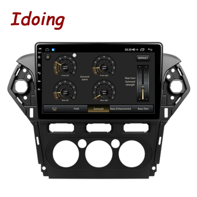 Idoing 9 inch Car Stereo Radio Video Player Head Unit Plug And Play For Ford Mondeo 4 2010-2014 Carplay Android Auto Navigation GPS Android No 2din 2 din DVD