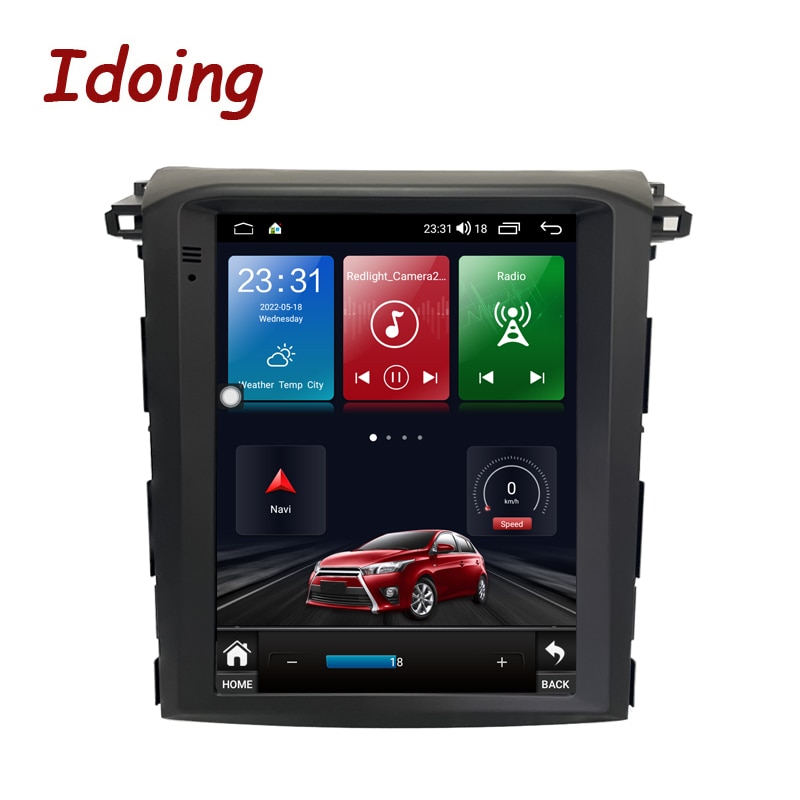 Idoing 10.4&quot; Car Stereo Android Player For Subaru Forester XV 2018-2021 GPS Navigation Carplay Autoradio Head Unit Plug And Play