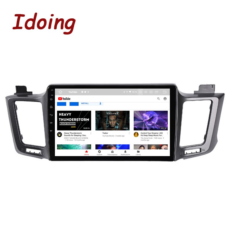 Idoing Car Android Auto Carplay Radio Player For Toyota RAV4 4 5 XA40 XA50 2013-2018 Head Unit Plug And Play GPS Navigation DSP