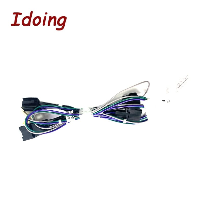 Idoing Head unit Car radio Audio Wiring Harness Adapter to work with stock camera for Subaru Forester XV WRX STI BRZ