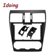 Idoing Car Audio 2Din Dash Panel Fascia Frame For 2016-2021 Subaru WRX Forester 9\