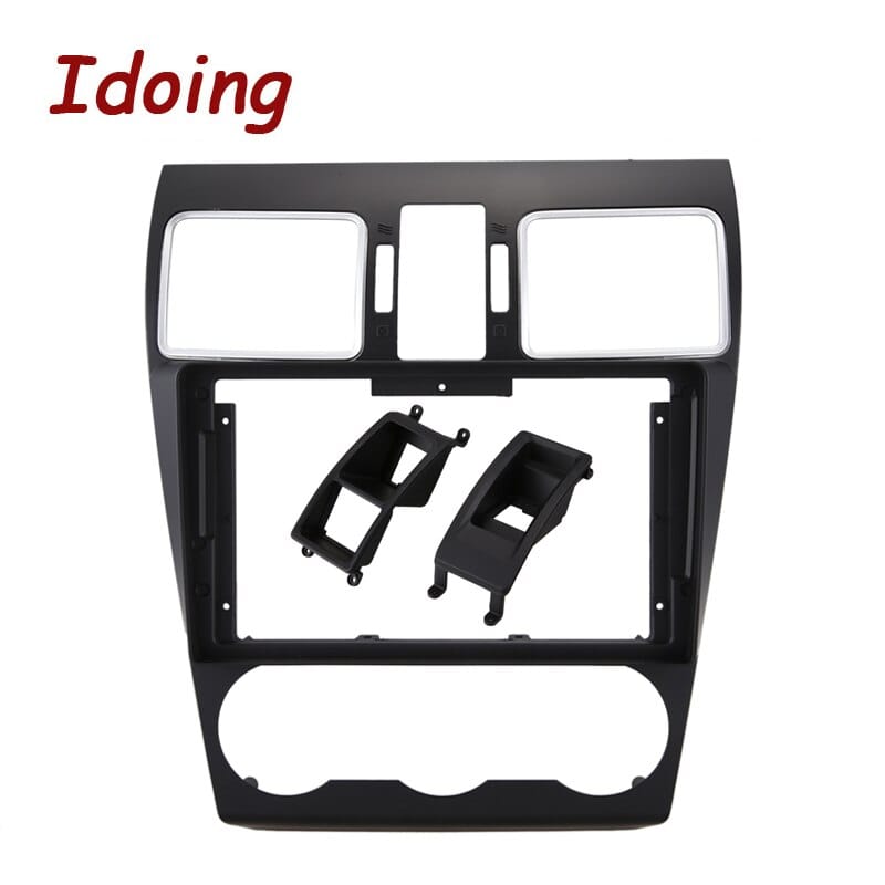 Idoing Car Audio 2Din Dash Panel Fascia Frame For 2016-2021 Subaru WRX Forester 9" Face Plate Frame Bezel Installation Kit