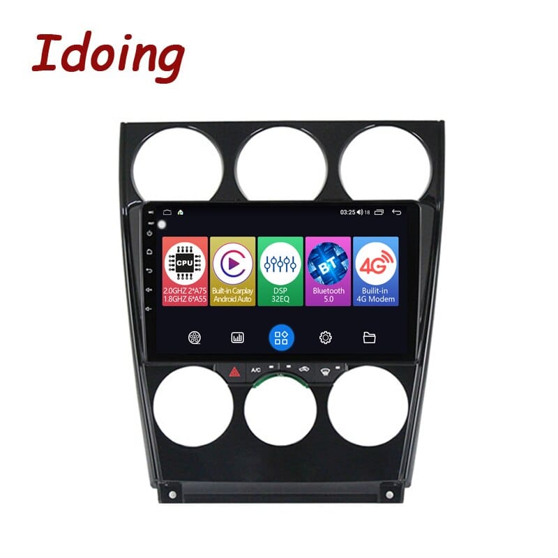 Idoing 9\"Car Stereo Android Auto Carplay Radio Player For Mazda 6 2004-2015 Navigation GPS Head Unit Plug And Play Intelligent