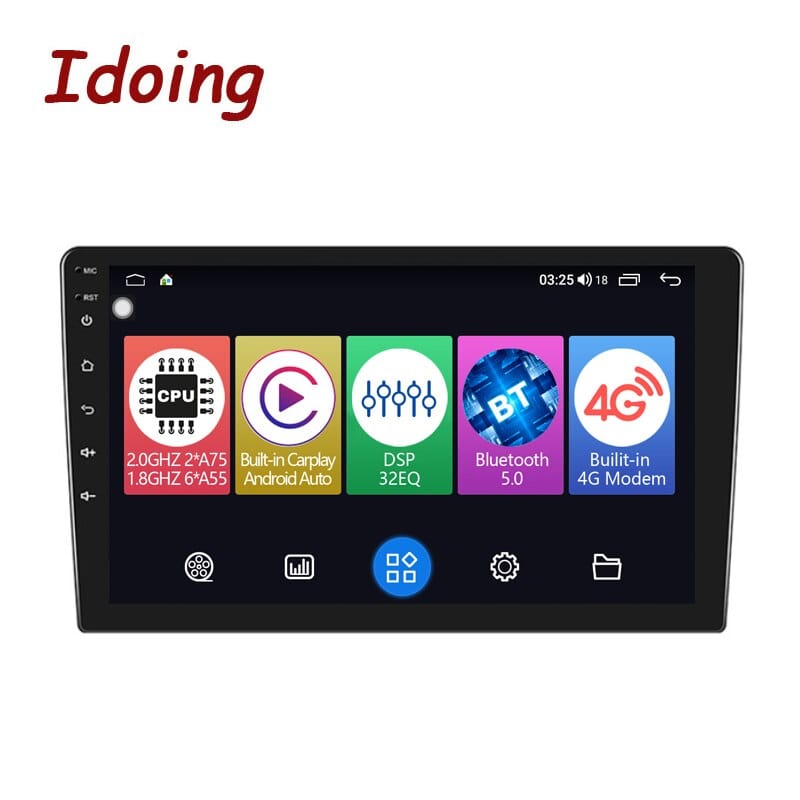 Idoing10.2"Car Androidauto Carplay Radio Player For Silverado/Tahoe/Suburban/Enclave/GMC Yukon/Sierra/Hummer H2 GPS Head Unit