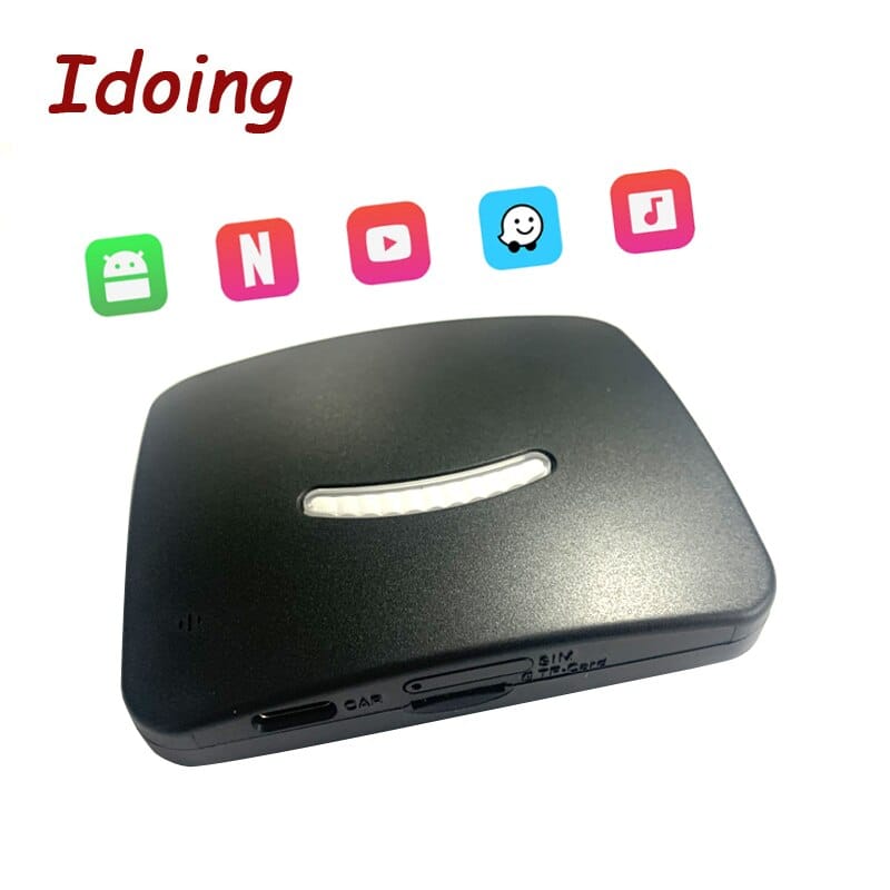 Idoing CarPlay AI Box Wireless And Wire Android Auto Adapter Car TV 8-Core 4G+64G Plug And Play For 98% Car Has Wired Carplay