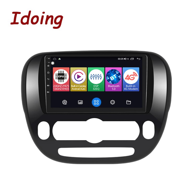 Idoing Car AndroidAuto Carplay For Kia Soul 2 PS 2013-2019 Radio Multimedia Video Player Head Unit Plug And Play Navigation GPS