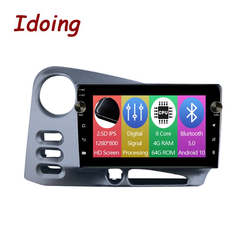 Idoing Car Radio Android Video Player Navigation GPS For Toyota Matrix 2 E130 E140 For PONTIAC Vibe 2002-2008 Head Unit Carplay