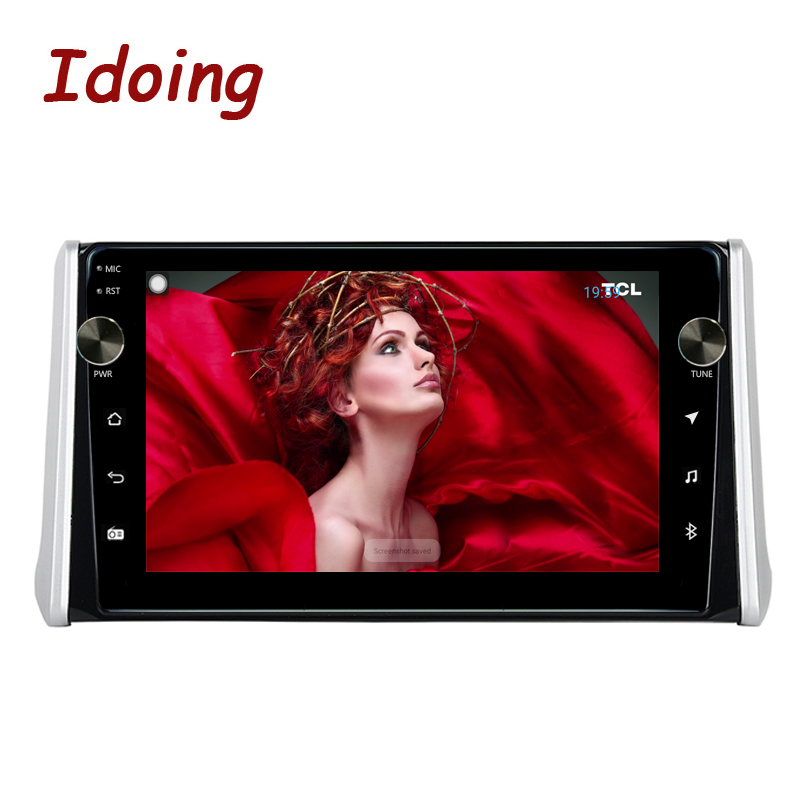 Idoing10.2"Car Radio Android Auto Carplay Multimedia Video Player For Toyota RAV 4 XA50 2019-2020 GPS Navigation Head Unit NODVD