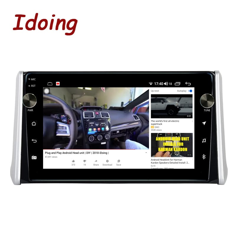 Idoing Car Radio Android Video Player Navigation GPS For Toyota Matrix 2 E130 E140 For PONTIAC Vibe 2002-2008 Head Unit Carplay-0393