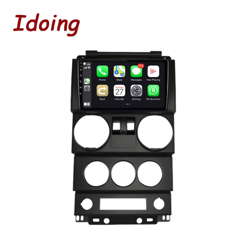 Idoing10.2 inch Car Stereo Android AutoRadio Carplay Multimedia Player For Jeep Compass 1 MK 2006-2010 Head Unit Plug And Play GPS-1757