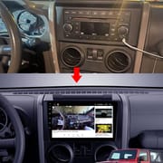 Idoing10.2 inch Car Stereo Android AutoRadio Carplay Multimedia Player For Jeep Compass 1 MK 2006-2010 Head Unit Plug And Play GPS-1757