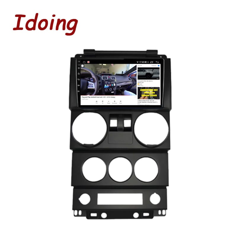 Idoing10.2 inch Car Stereo Android AutoRadio Carplay Multimedia Player For Jeep Compass 1 MK 2006-2010 Head Unit Plug And Play GPS-1757