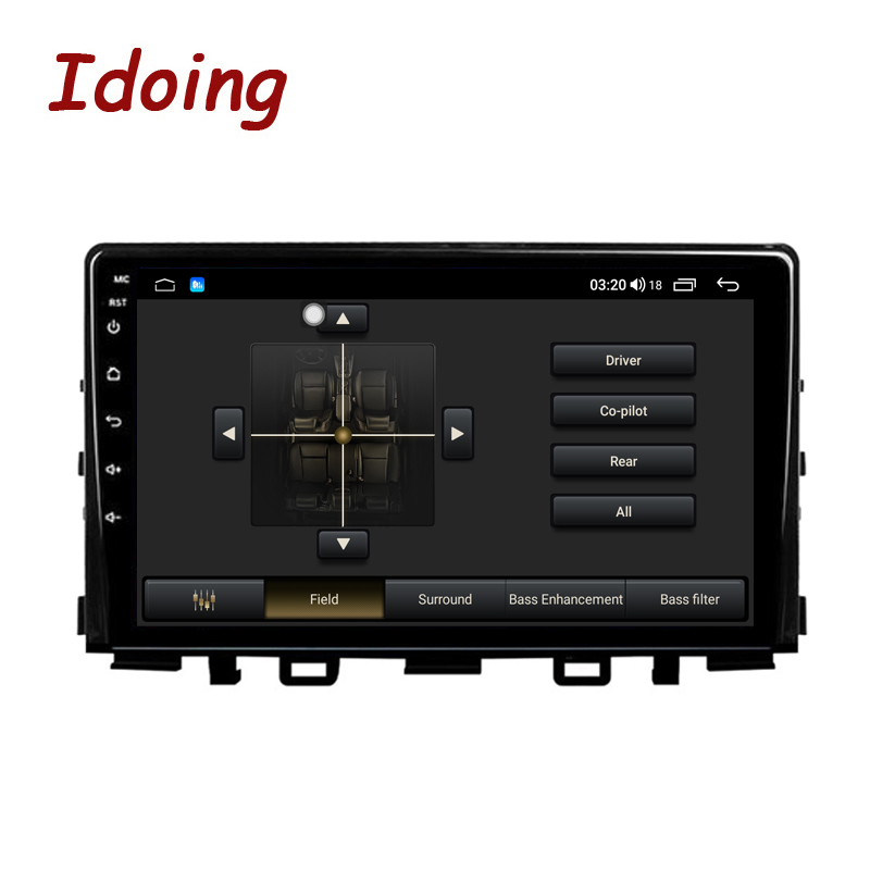 Idoing 9inch Car Android Auto Carplay Radio Stereo Video Player For Kia RIO YB KX Cross 2016-2020 Head Unit Plug And Play Bluetooth
