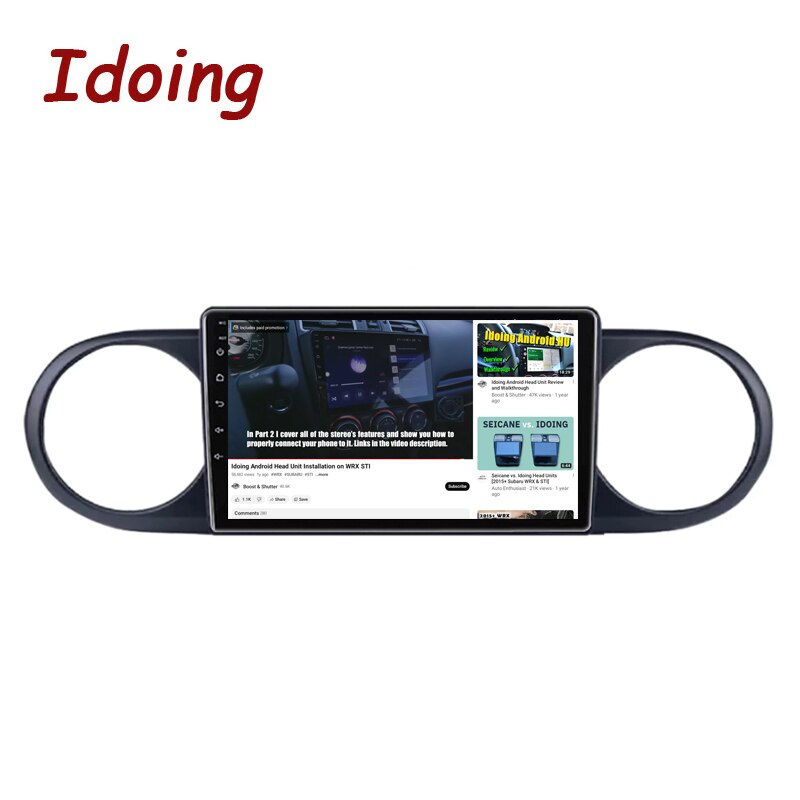 Idoing Android Car Stereo Radio Multimedia GPS Player For Toyota Tacoma N300 TRD Sport 2015-2021Head Unit Plug And Play 8G+128G