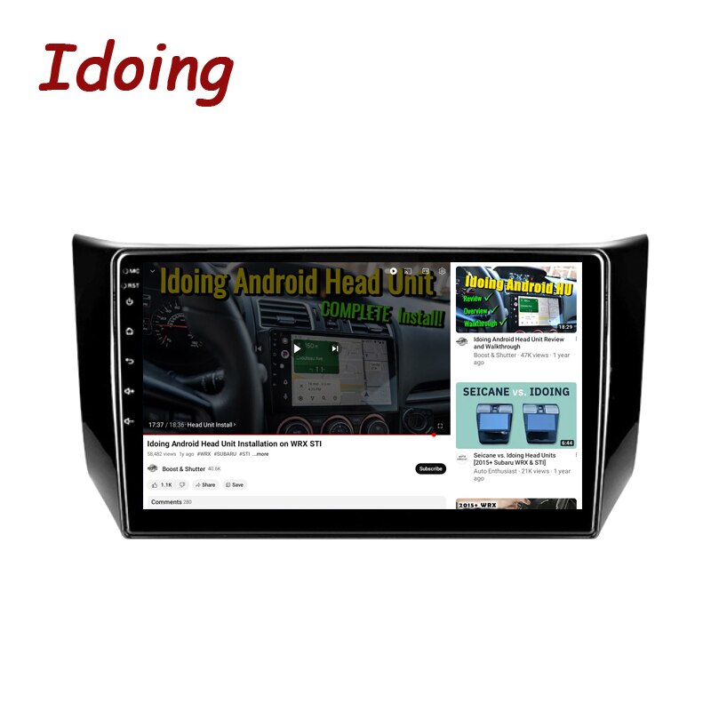 Idoing Car Stereo Radio Multimedia GPS Player For Nissan Sentra B17 2012-2017 Head Unit Built-in Android Auto And Carplay8G+128G