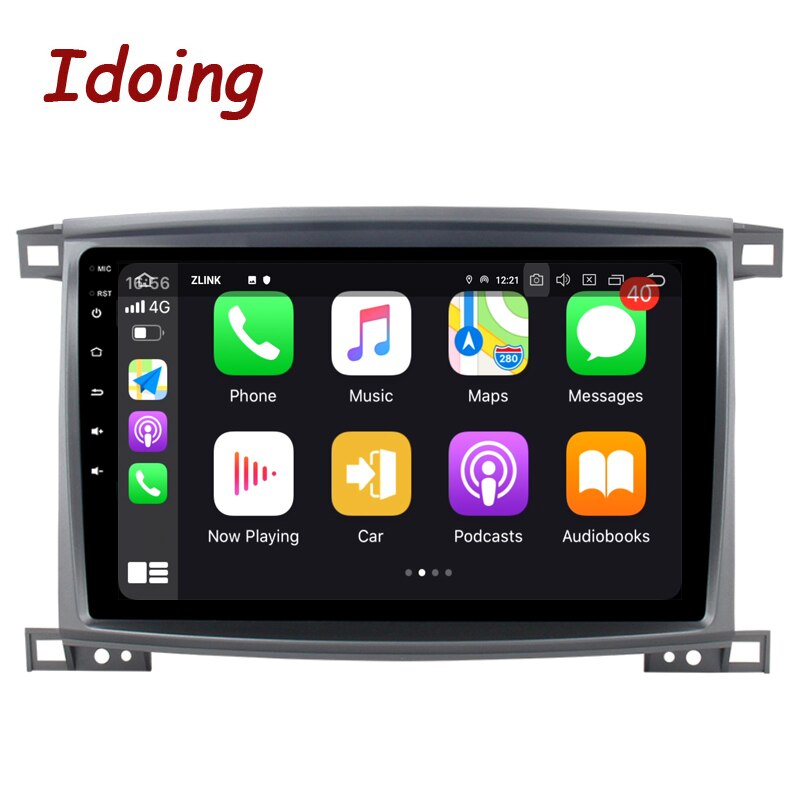 Idoing Car Android Radio Player Head Unit Plug And Play For Toyota Land Cruiser LC 100 2002-2007 For Lexus LX470 J100 2 II 2002