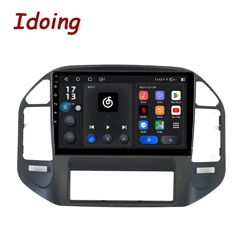 Idoing Head Unit For Mitsubishi Pajero 3 V70 V60 1999-2006 Car Radio Multimedia Video Player Navigation GPS Android No 2din DVD