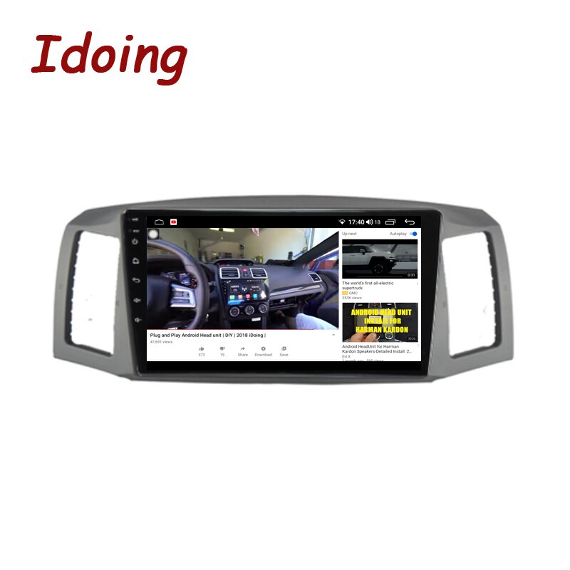 Idoing Car Radio Multimedia Video Player Navigation GPS For JEEP Grand Cherokee 2004-2007 LHD Car Stereo Audio Head Unit 8G+128G
