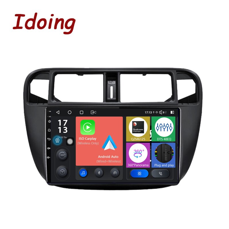 Idoing Car Stereo Android Radio Player Navigation GPS For Honda Civic EJ EK EM LHD RHD 1995-2001 Head Unit Intelligent System