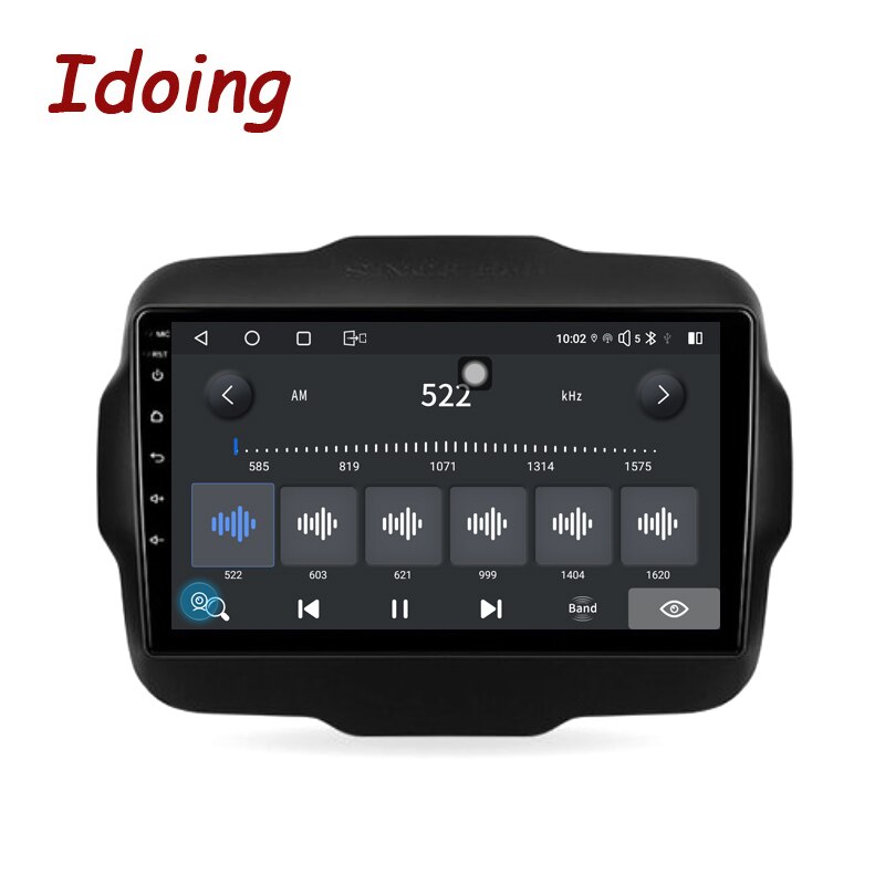 Idoing Car Radio Android Auto Multimedia Player For Jeep Renegade 2014-2018 Navigation GPS Head Unit Carplay 8G+128G No 2din DVD