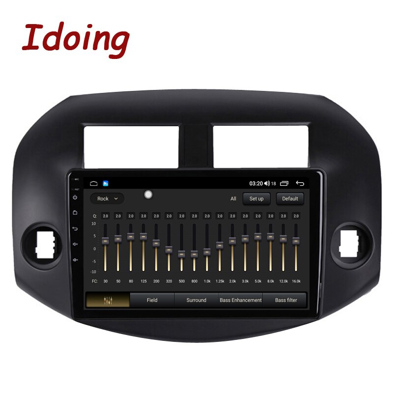 Idoing 10.2inch Car Radio AndroidAuto Multimedia Player For Toyota RAV4 3 XA30 2005-2013 GPS Navigation Head Unit Plug And Play