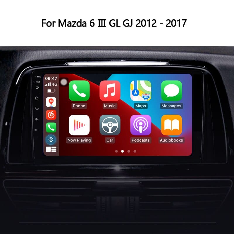 Idoing 9"Car Head Unit Navigation GPS For Mazda 6 Ⅲ GL GJ 2012-2017 Car Radio Multimedia Video Player Stereo GPS Android No 2di