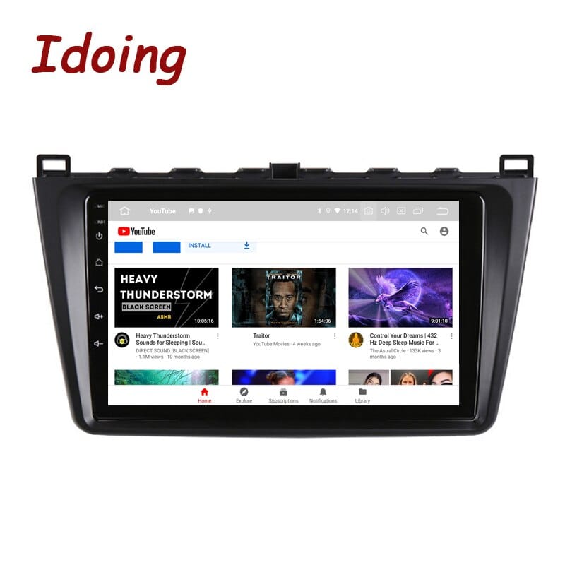 Idoing 9"Car Radio Android Auto Carplay Video Audio Player For Mazda 6 II Ultra 2007-2012 Head Unit Plug And Play Navigation GPS