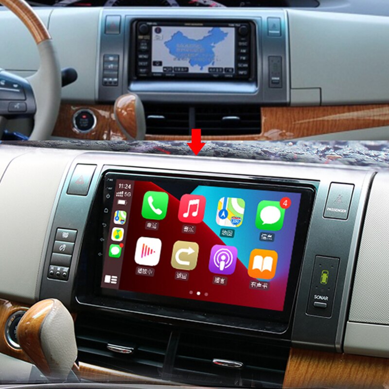 Idoing 10.2 inch Android Car Stereo Radio Media For Toyota Previa XR50 3 III 2006 - 2019 Estima AHR20 XR50 3 III 2006 - 2016 LHD Head Unit