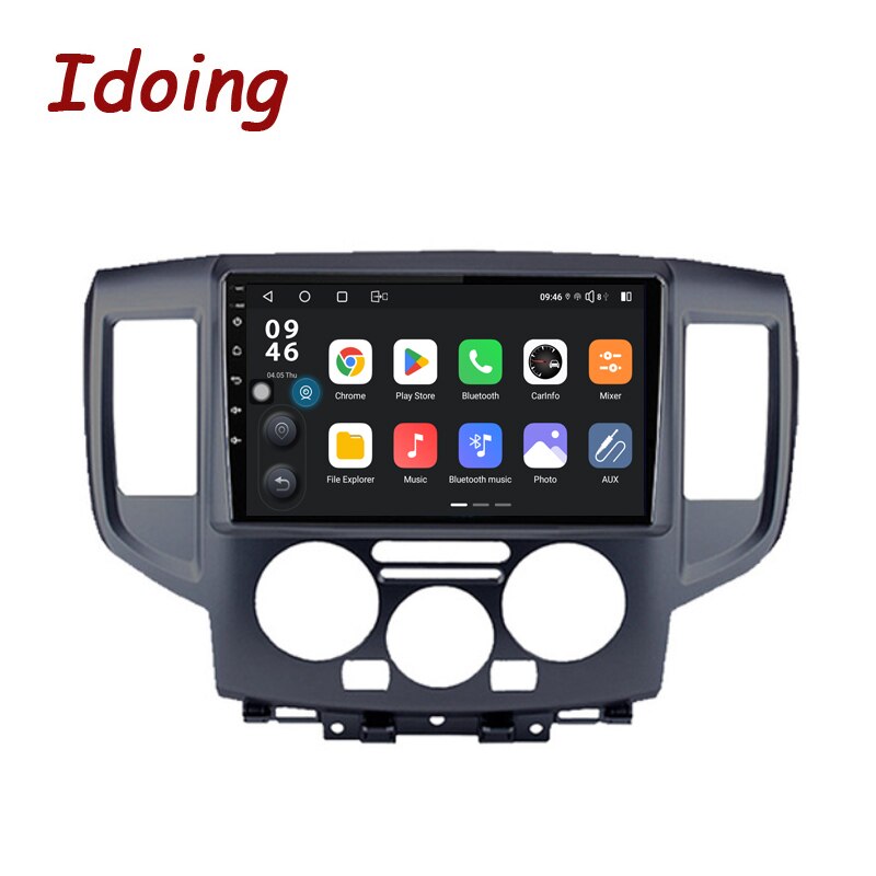 Idoing Car Stereo Head Unit 8G+128G For Nissan NV200 M20 2009-2023 Radio Multimedia Video Player Navigation GPS Android No 2din