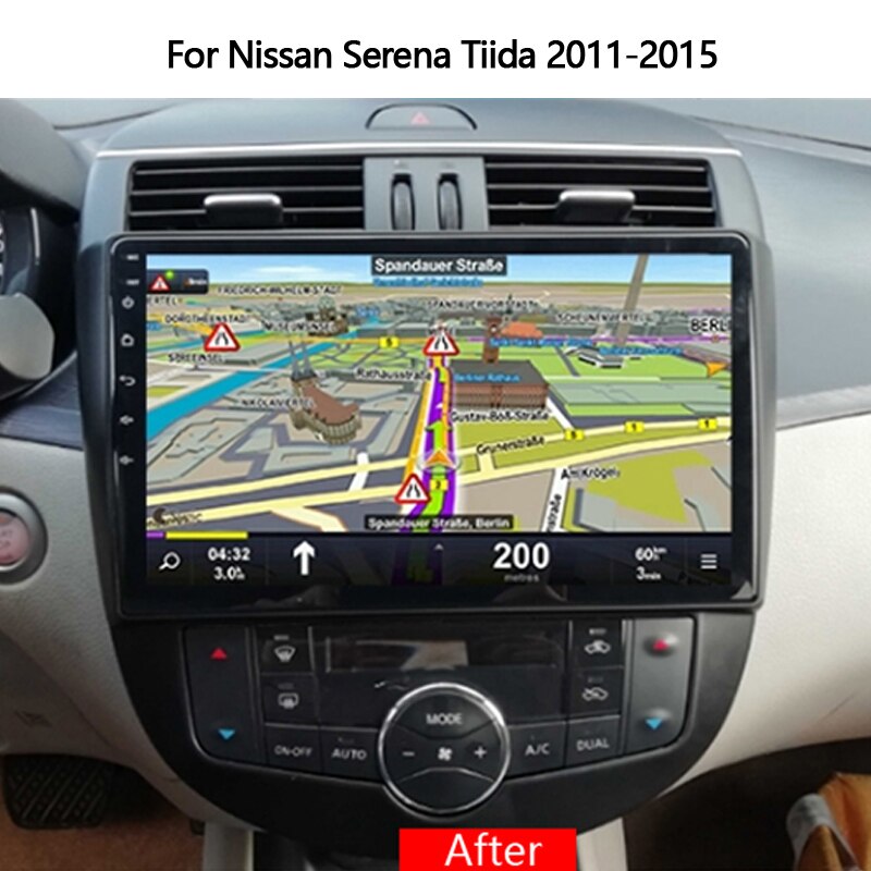Idoing9 inchcCar Radio Media Player For Nissan Serena Tiida 2011-2015 Navigation GPS Android Auto And Carplay Head Unit Plug And Play
