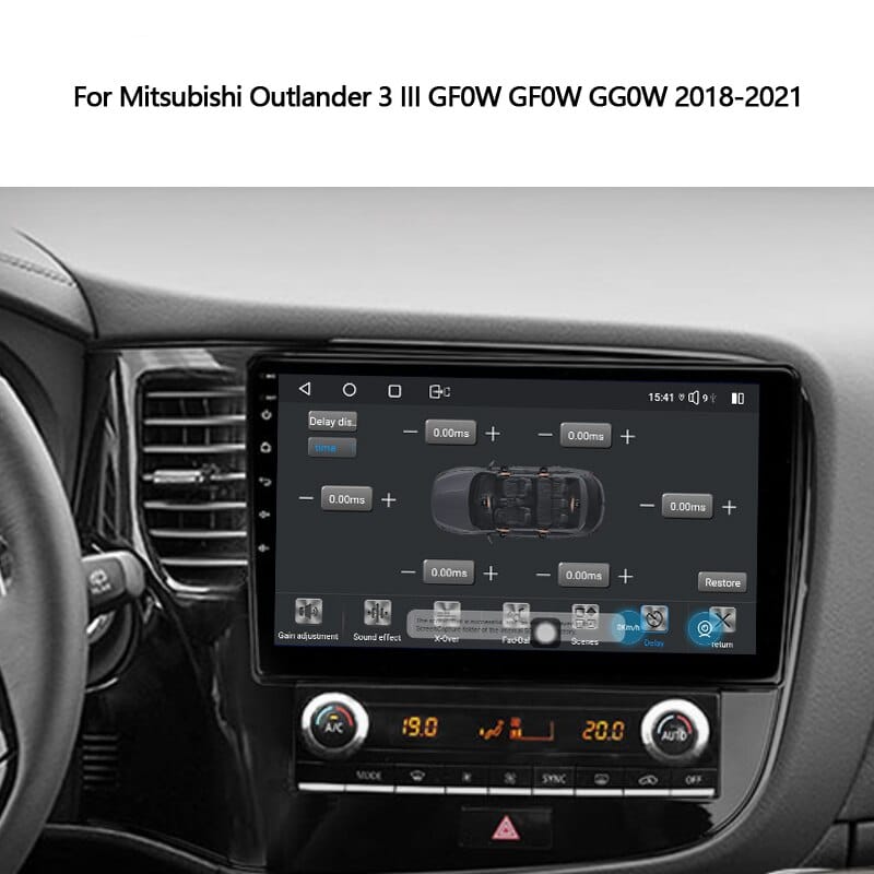 Idoing Car Video Player Navigation GPS Head Unit  For Mitsubishi Outlander 3 III GF0W GF0W GG0W 2018-2021 Car Intelligent System