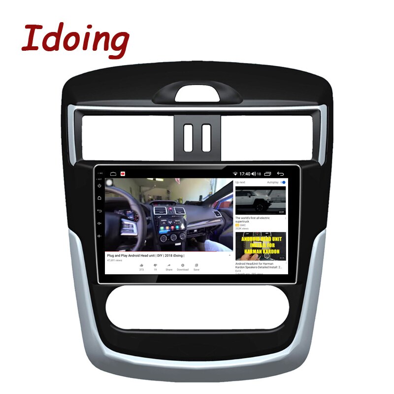 Idoing9 inch Car Radio Video Player Navigation GPS Android Auto And Carplay For Nissan Serena Tiida 2016-2018 Head Unit Plug And Play