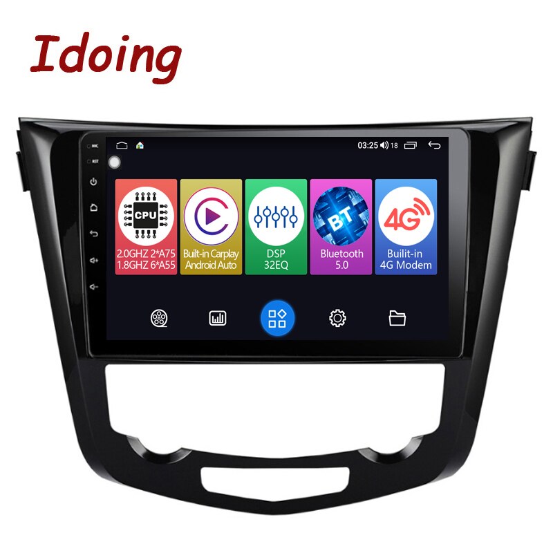 Idoing Car Android Head Unit For Nissan X-Trail xtrail X - Trail 3 T32 2013-2022 Qashqai 2 J11 Radio Multimedia Video Player