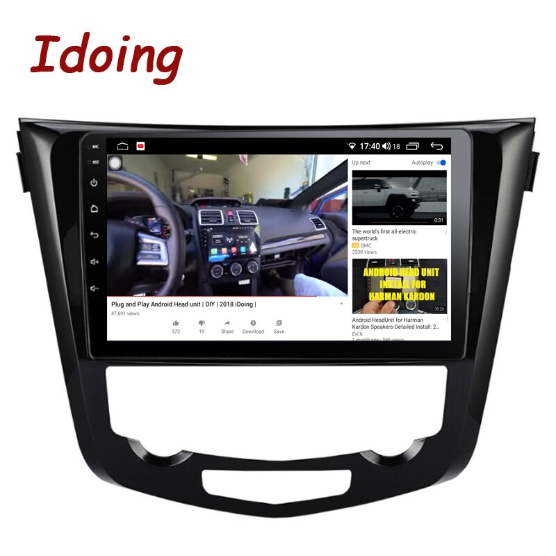Idoing Car Android Head Unit For Nissan X-Trail xtrail X - Trail 3 T32 2013-2022 Qashqai 2 J11 Radio Multimedia Video Player