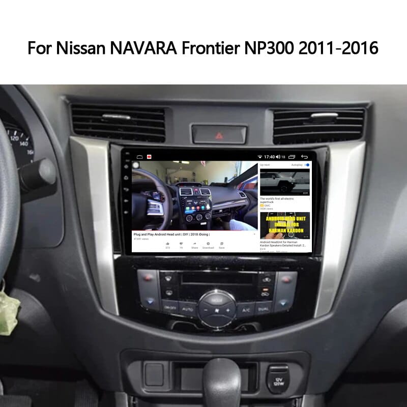 Idoing10.2"Car Radio Media Video Player Android For Nissan NAVARA Frontier NP300 2011-2016Head Unit Plug And Play Navigation GPS