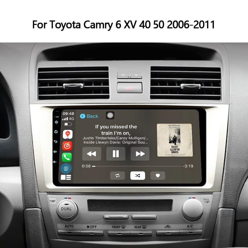 Idoing Android Head Unit For Toyota Camry 6 XV 40 50 2006-2011 Car Stereo Radio Multimedia Video Player GPS Navigation 8G+128G