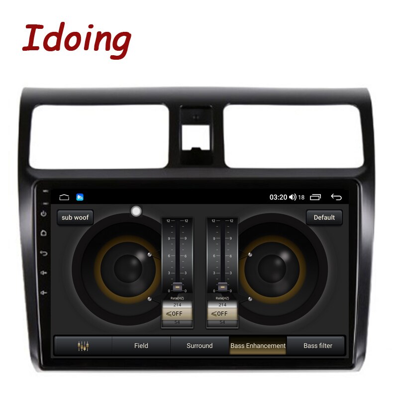 Idoing 10.2inch Android Car Radio Multimedia Player For Suzuki Swift 3 2003-2010 Head Unit Plug And Play GPS Intelligent System