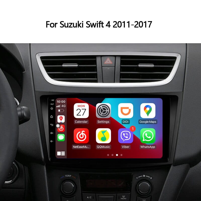 Idoing 9"Head Unit Car Stereo Multimedia Player For Suzuki Swift 4 2011-2017 Navigation GPS Carplay Android Auto Plug And Play