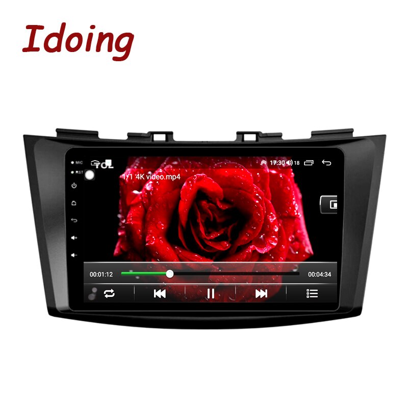 Idoing 9INCH Head Unit Car Stereo Multimedia Player For Suzuki Swift 4 2011-2017 Navigation GPS Carplay Android Auto Plug And Play