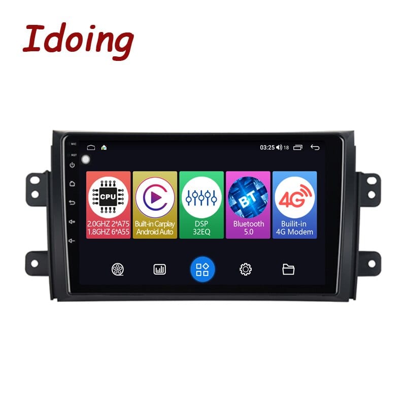 Idoing Android Car Radio Players For Suzuki SX4 1 2006-2014 For Fiat Sedici 189 2005-2014 Stereo Audio Head Unit Plug And Play