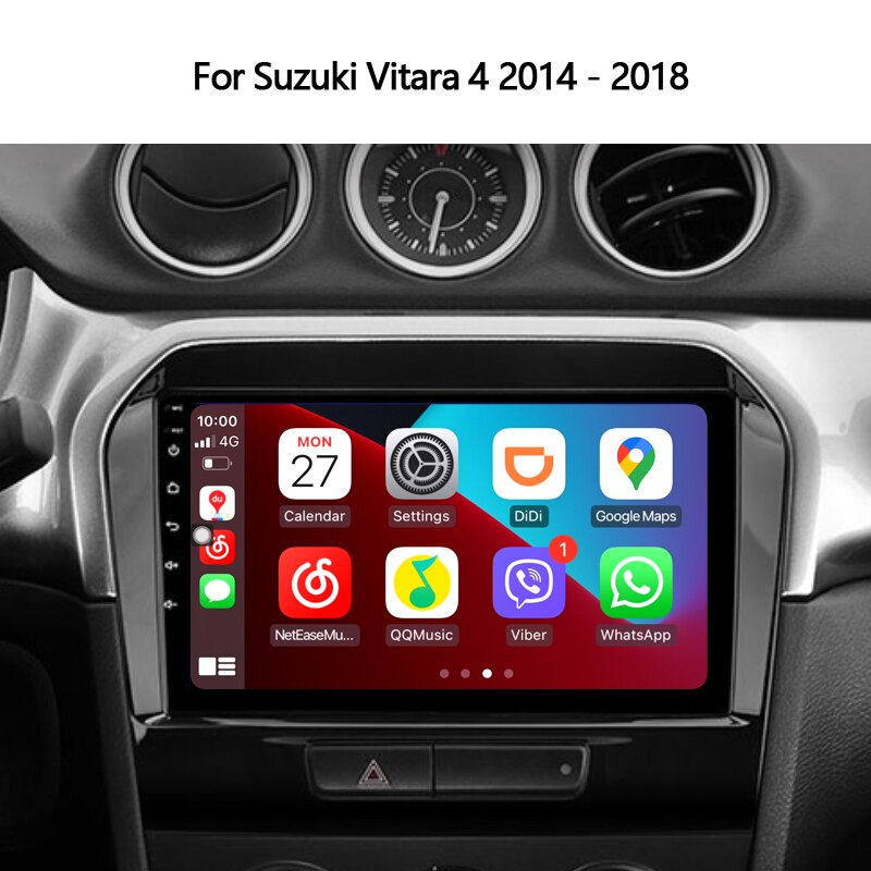 Idoing Car Radio Head Unit Player For Suzuki Vitara 4 2014-2018 Navigation GPS Android Auto Apple Carplay Car Intelligent System
