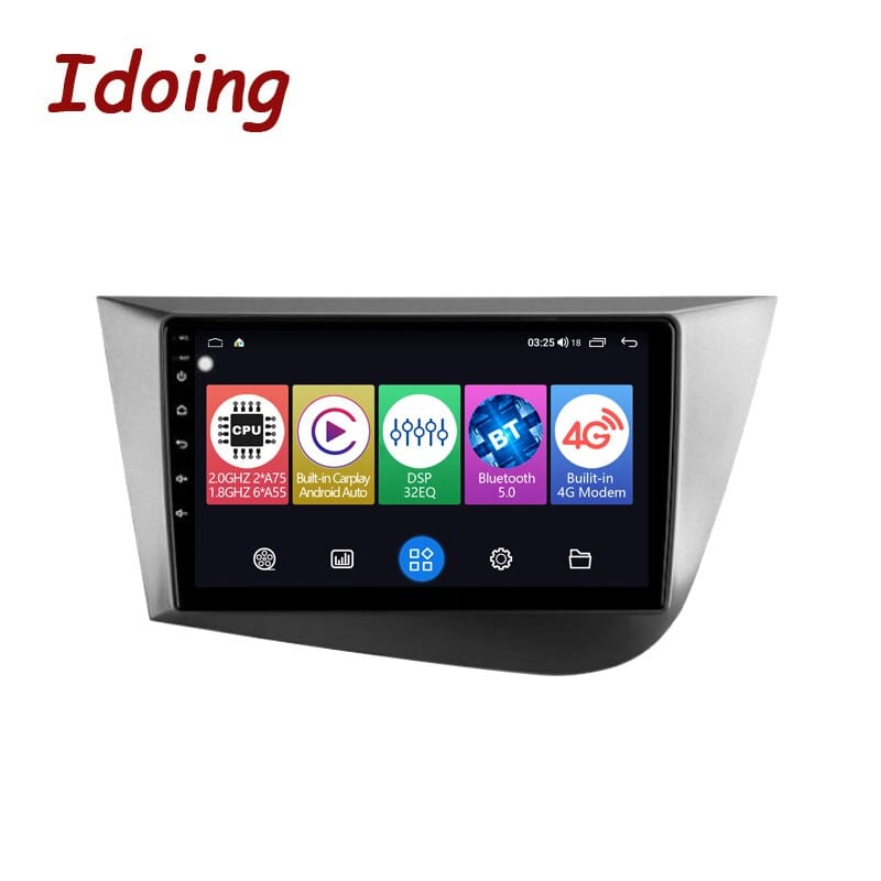 Idoing Android Car Stereo Radio Head Unit Player For Seat Leon2 MK2 Altea XL 2004-2015 Navigation GPS Carplay Plug And Play